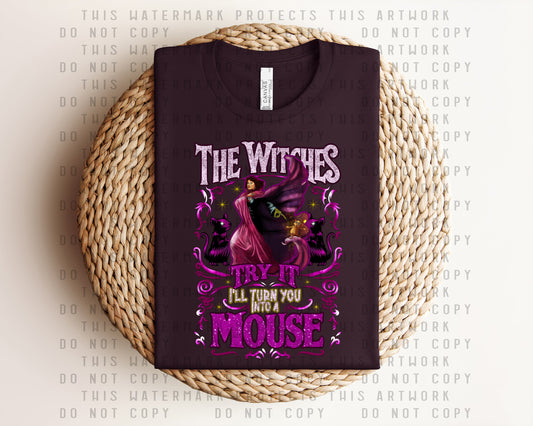I'll Turn You Into a Mouse Graphic Tee