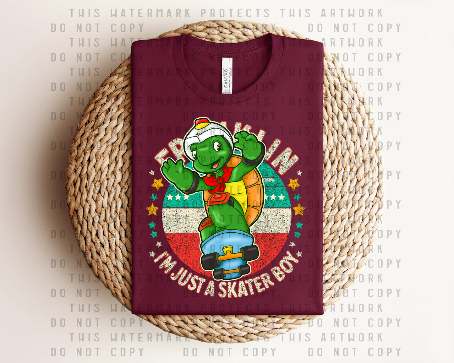 I'm Just a Skater Boy Graphic Tee