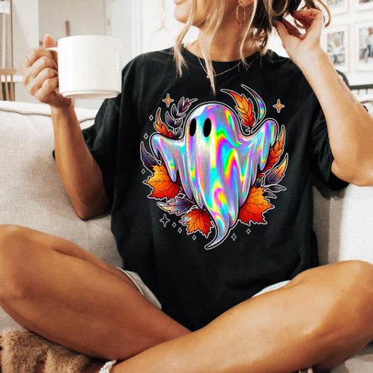 Holographic Ghost - Bleached Graphic Tee