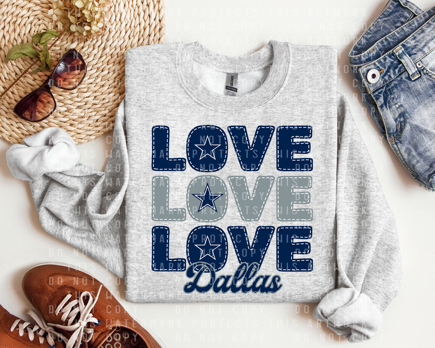 Love Dallas Graphic Tee