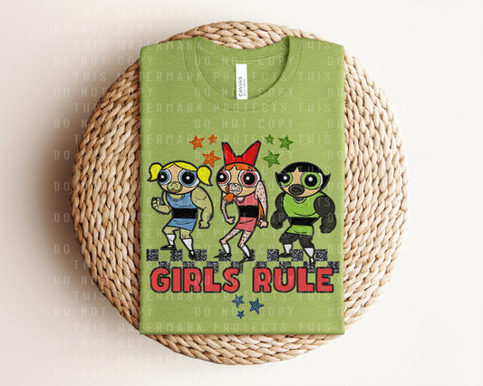 Girls Rule Graphic Tee