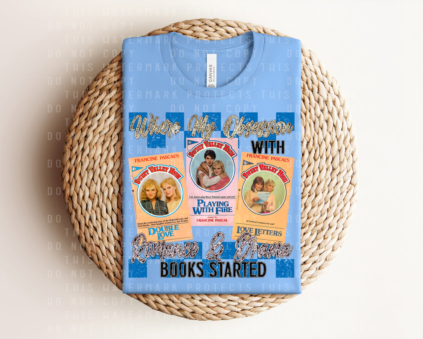 Where My Obsession with Romance and Drama Books Started Graphic Tee