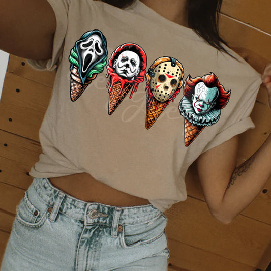 Horror Ice Cream Graphic Tee