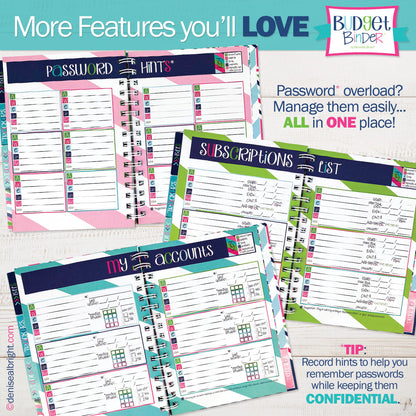 Budget Binder™ 2-Pack: Bill Tracker Financial Planner