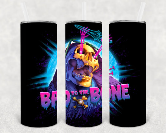 Bad to the Bone 20 oz Skinny Tumbler