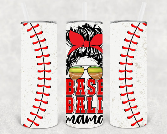 Baseball Mama 20 oz Skinny Tumbler