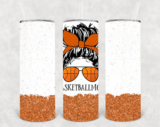 Basketball Mom 20 oz Skinny Tumbler