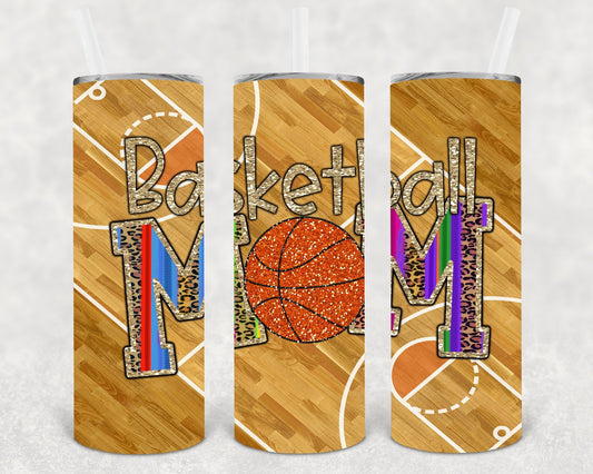 Basketball Mom 20 oz Skinny Tumbler