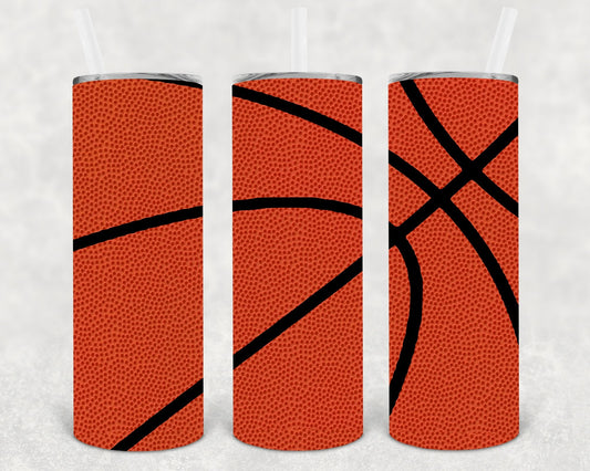 Basketball 20 oz Skinny Tumbler