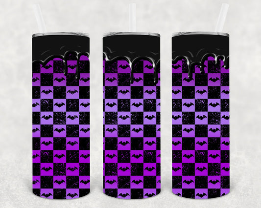 Bats 20 oz Skinny Tumbler