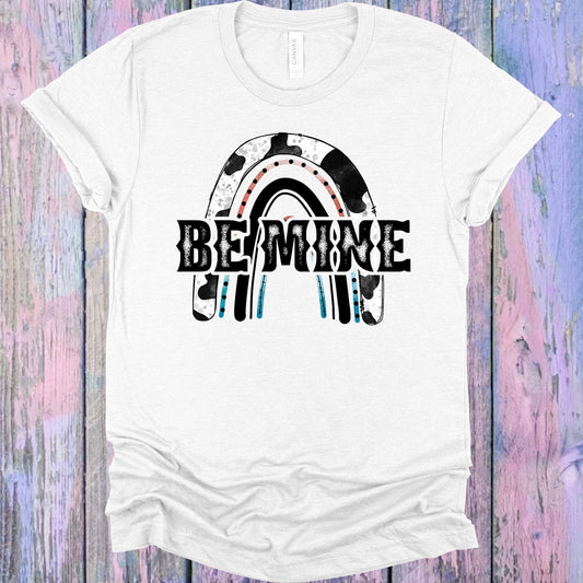Be Mine Cow Rainbow Graphic Tee