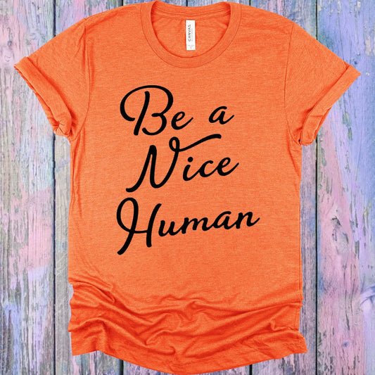 Be a Nice Human Graphic Tee