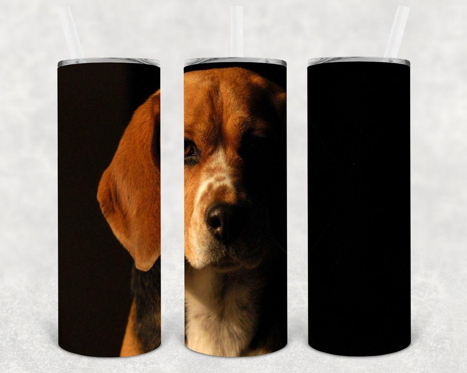 Beagle 20 oz Skinny Tumbler