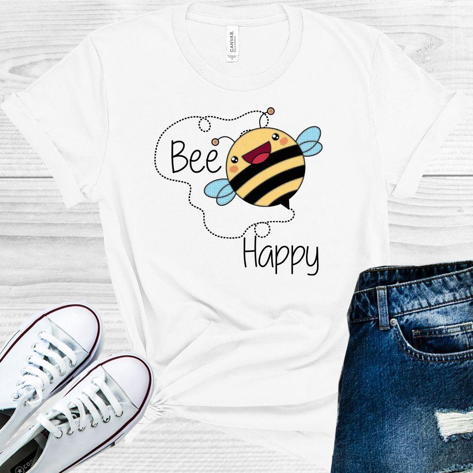 Bee Happy Graphic Tee