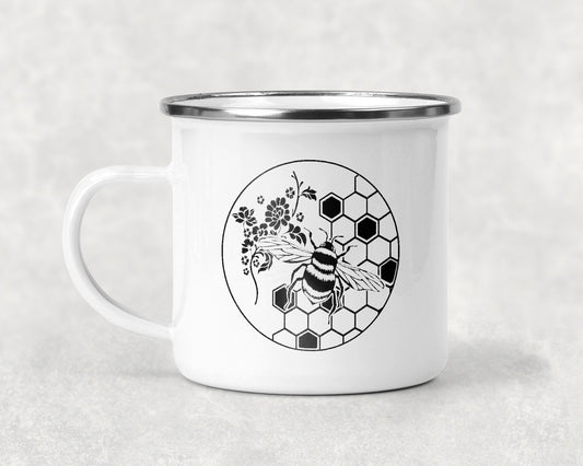 Bee and Honeycomb Mug