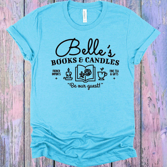 Belle's Books & Candles Graphic Tee