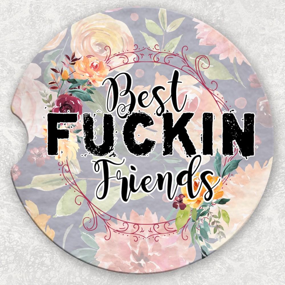 Car Coaster Set - Best F***in Friends