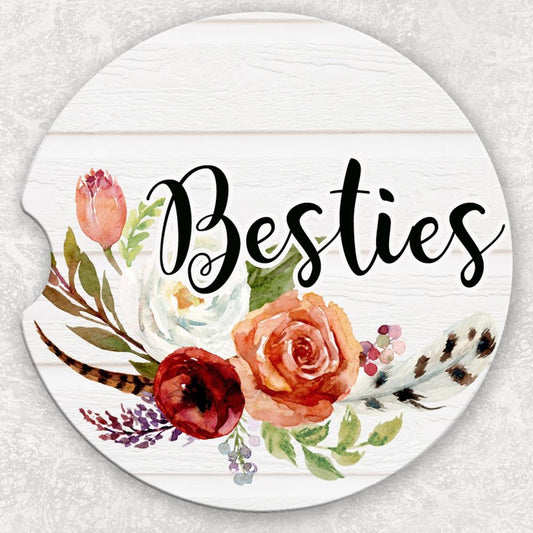 Car Coaster Set - Besties