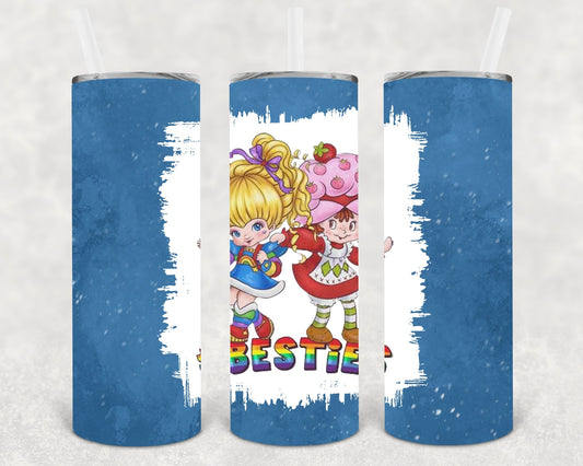 Besties 20 oz Skinny Tumbler