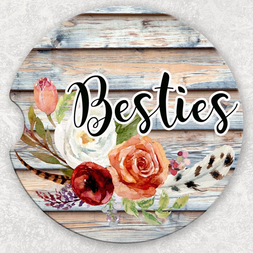 Car Coaster Set - Besties