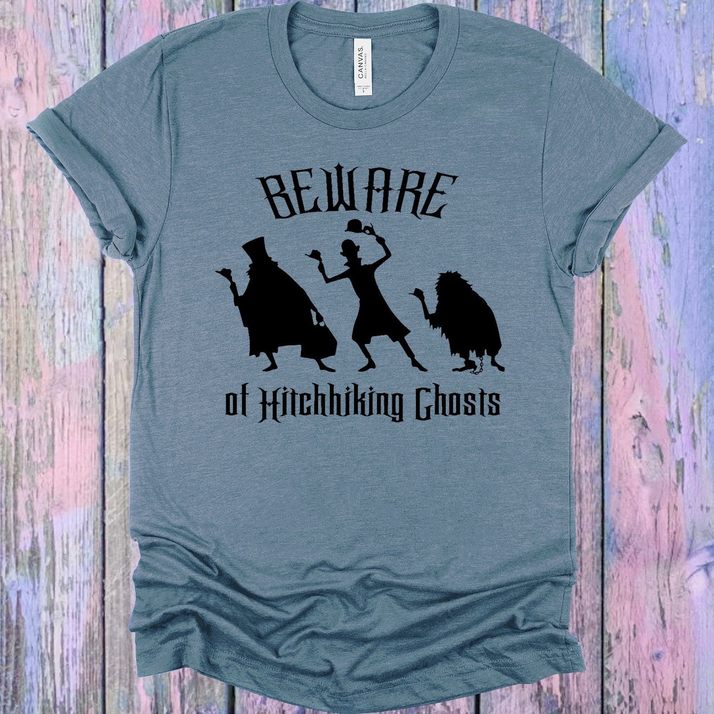 Beware of Hitchhiking Ghosts Graphic Tee