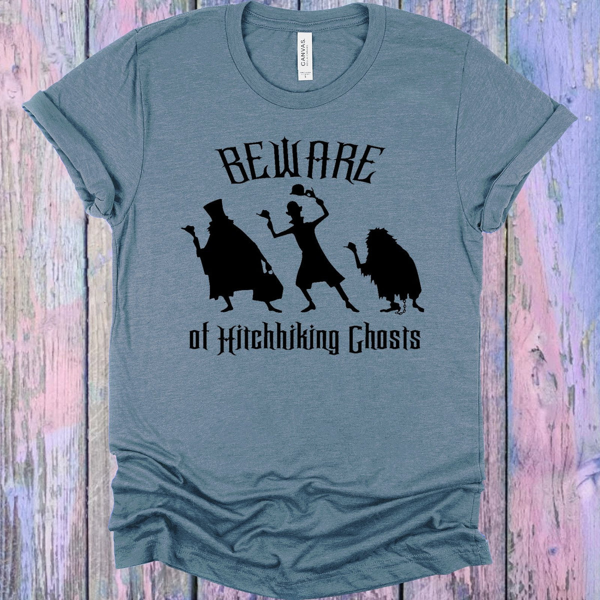 Beware of Hitchhiking Ghosts Graphic Tee