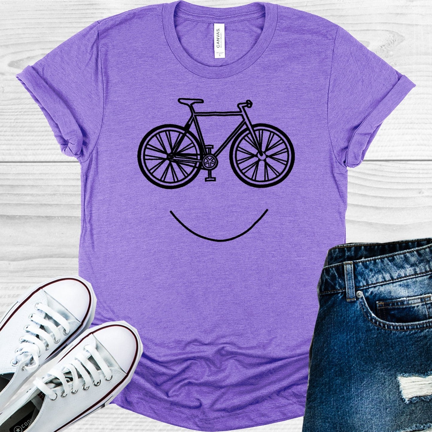 Bike Smile Graphic Tee