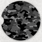 Car Coaster Set - Black Grey Camo