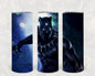 Black Panther 20 oz Skinny Tumbler