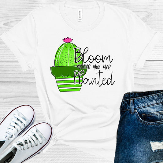 Bloom Where You are Planted Graphic Tee
