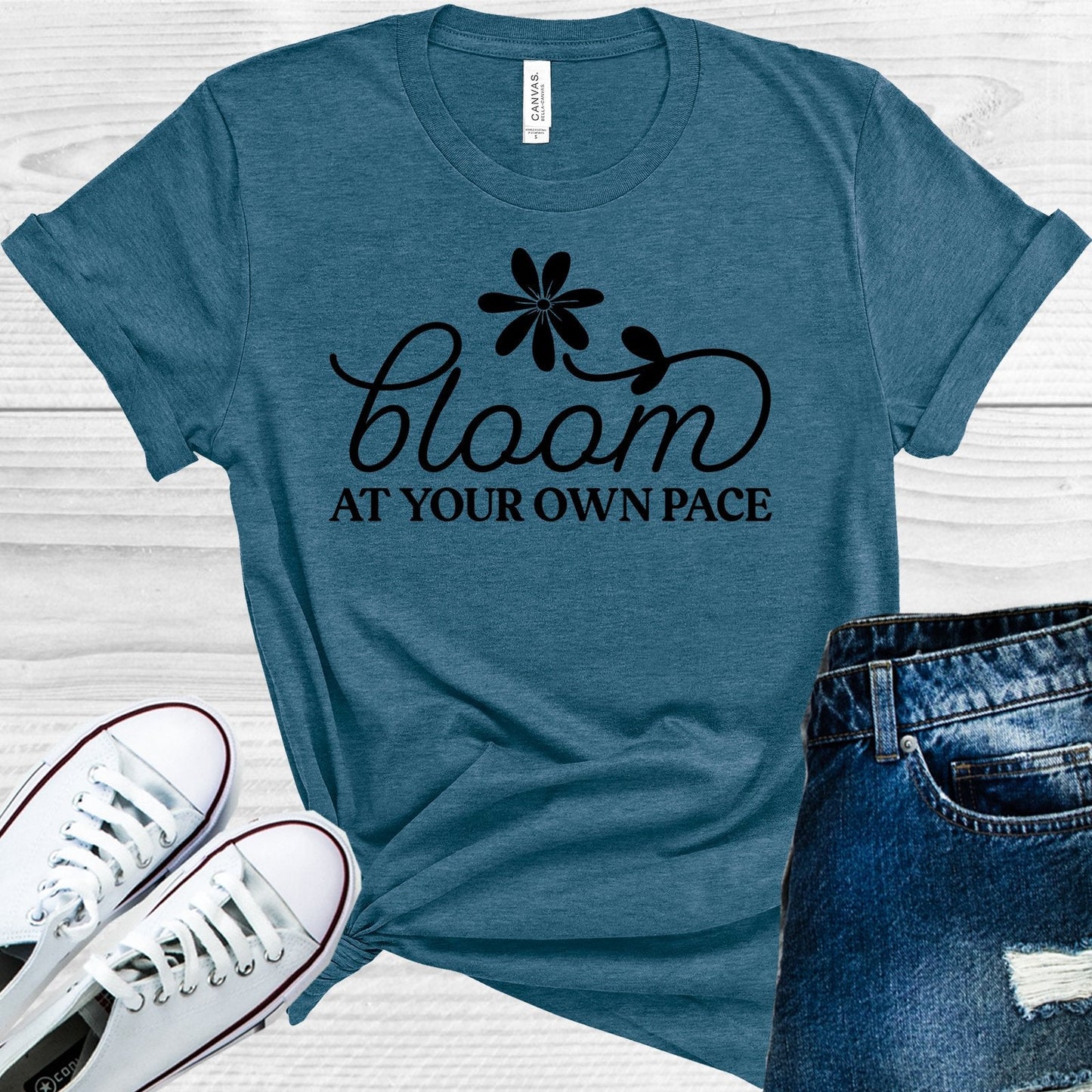 Bloom at Your Own Pace Graphic Tee