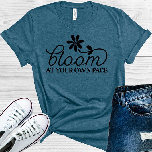 Bloom at Your Own Pace Graphic Tee
