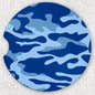 Car Coaster Set - Blue Camo