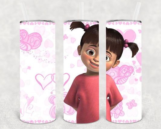 Boo Monsters Inc 20 oz Skinny Tumbler