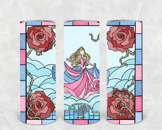 Briar Rose 20 oz Skinny Tumbler