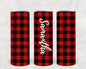 Buffalo Plaid 20 oz Skinny Tumbler