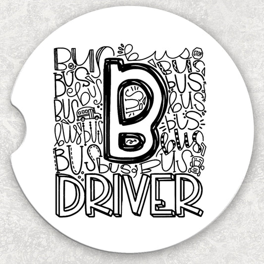 Car Coaster Set - Bus Driver