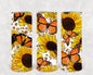 Butterfly Sunflowers 20 oz Skinny Tumbler