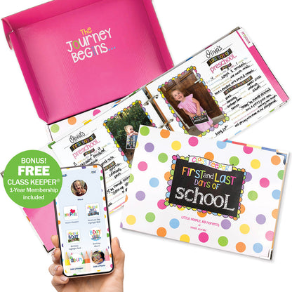 Class Keeper® School Days Memory Book + BONUS App Membership | (2) Styles