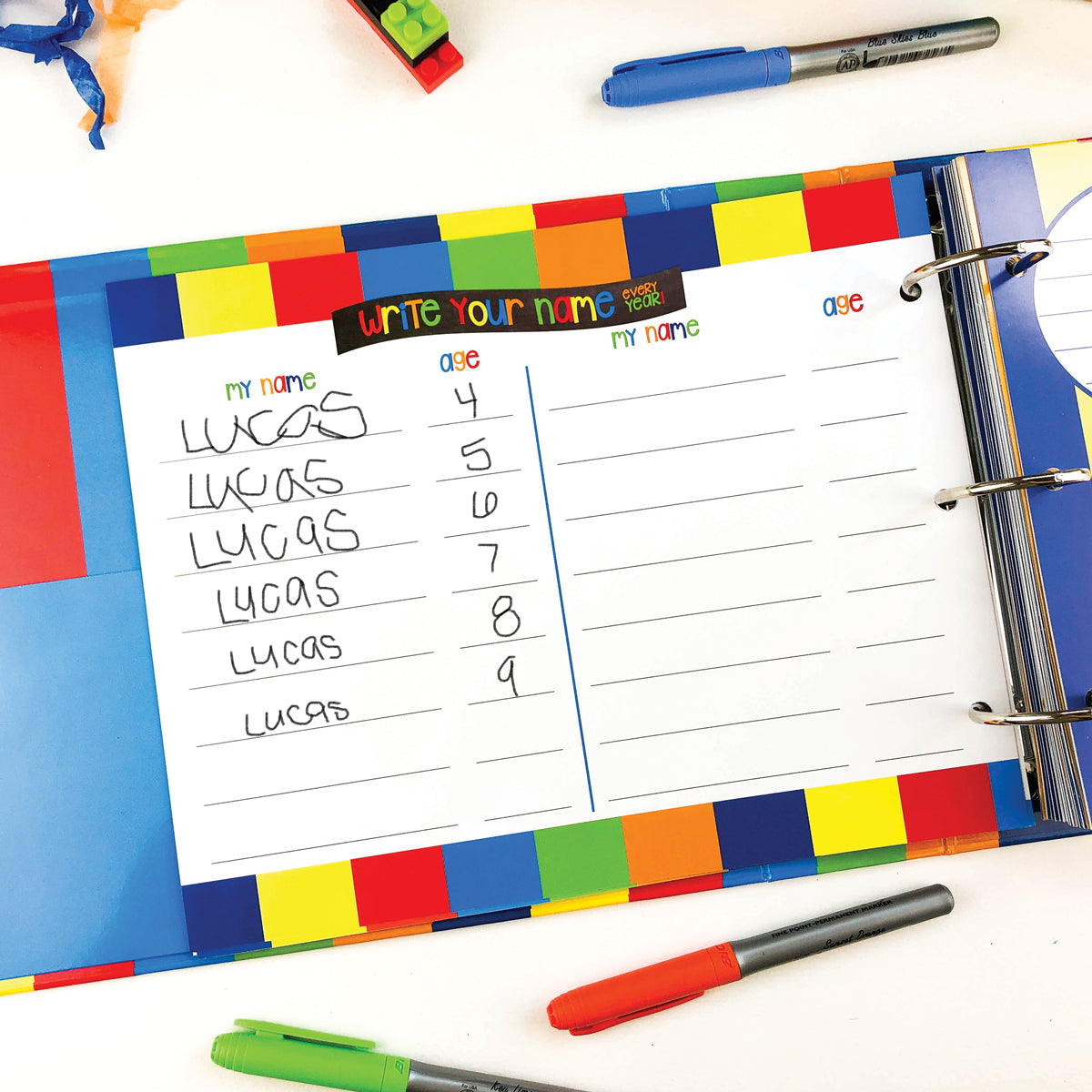 Mom Must-Have School Keepsake Kit | Class Keeper®, Photo Prop Deck & School Stickers | BONUS! App Membership + BONUS! Earn & Learn® Chore Chart Pad | (2) Styles