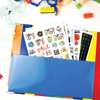Mom Must-Have School Keepsake Kit | Class Keeper®, Photo Prop Deck & School Stickers | BONUS! App Membership + BONUS! Earn & Learn® Chore Chart Pad | (4) Styles