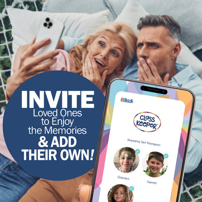 Class Keeper® School Days Memory Book + BONUS App Membership | (2) Styles