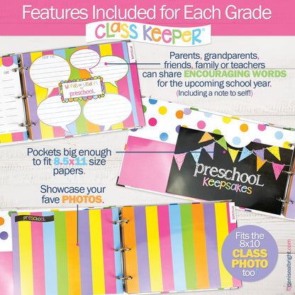 Class Keeper® School Days Memory Book + BONUS App Membership | (2) Styles
