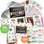 Mom Must-Have School Keepsake Kit | Class Keeper®, Photo Prop Deck & School Stickers | BONUS! App Membership + BONUS! Earn & Learn® Chore Chart Pad | (4) Styles