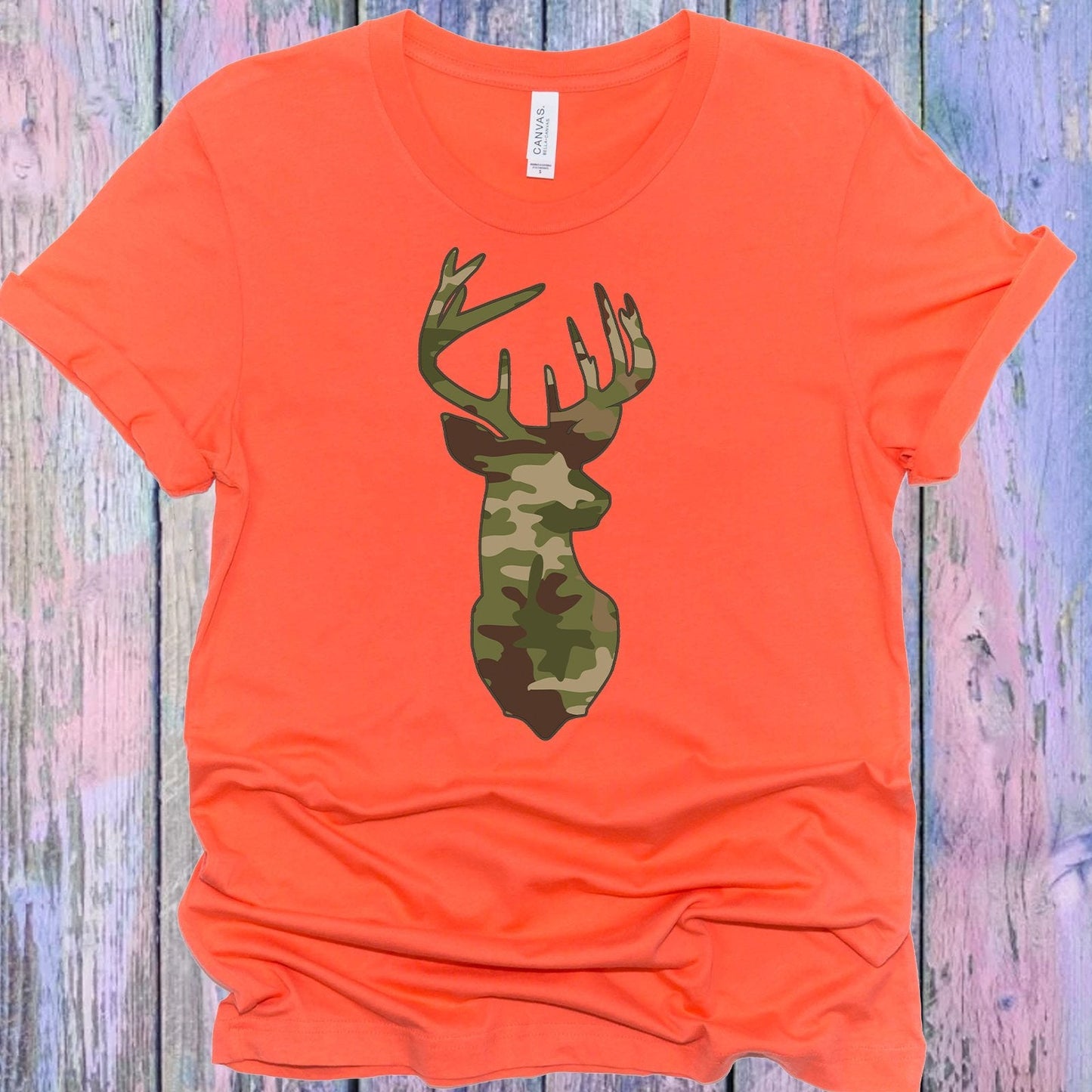 Camo Deer Graphic Tee