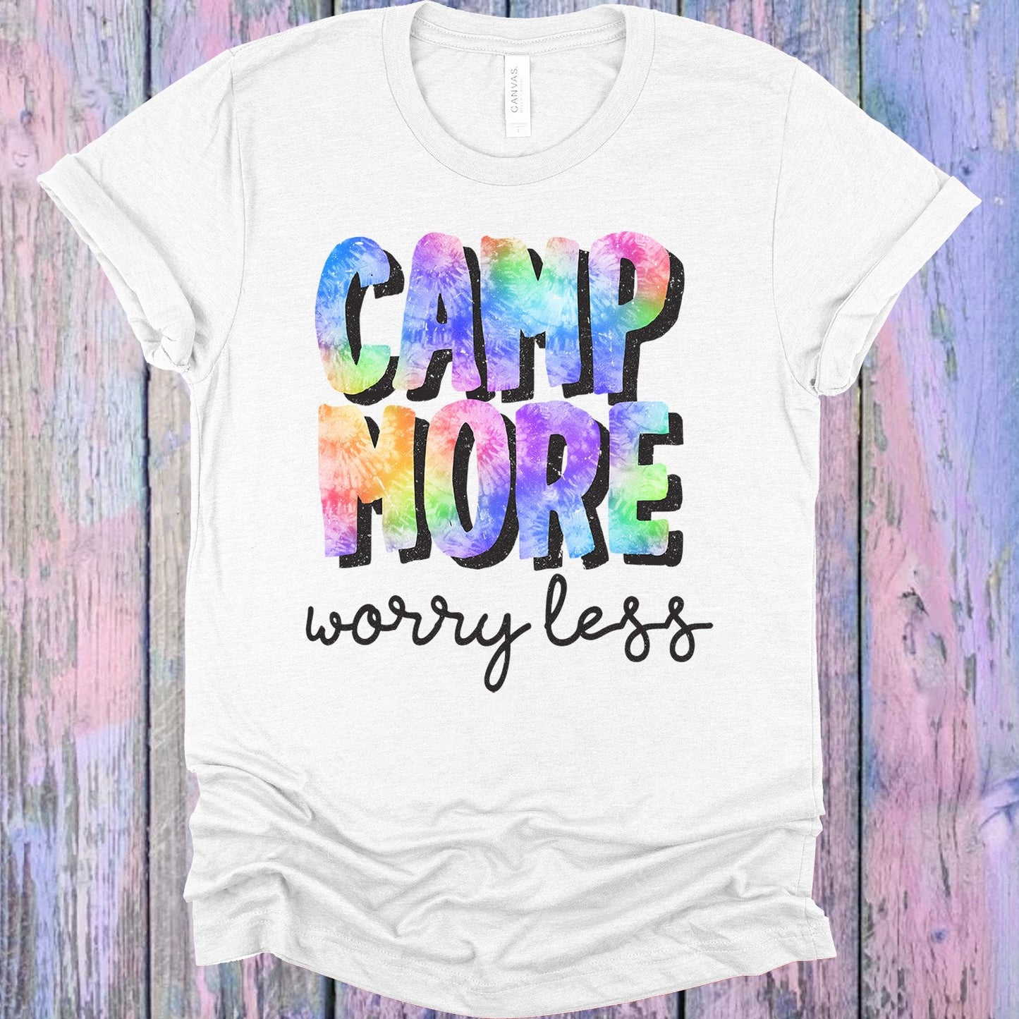 Camp More Worry Less Graphic Tee