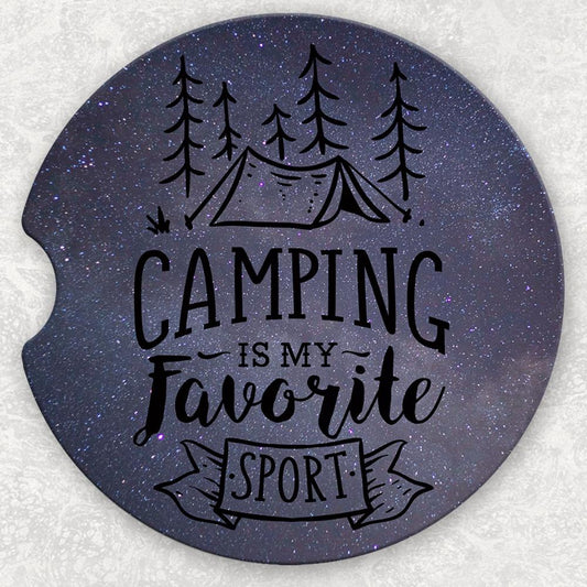 Car Coaster Set - Camping is My Favorite Sport