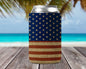 Can Cooler - Vintage Flag