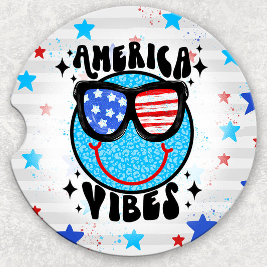 Car Coaster Set - America Vibes