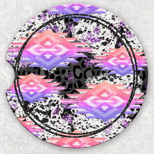 Car Coaster Set - Aztec